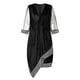 thumbnail image 5 of L-5XL Large Size Dress for Women 2023 Winter Plus Size Black Vestidos Formal Occas Dress Elegant Long Skirt Party Female Clothin, 5 of 5