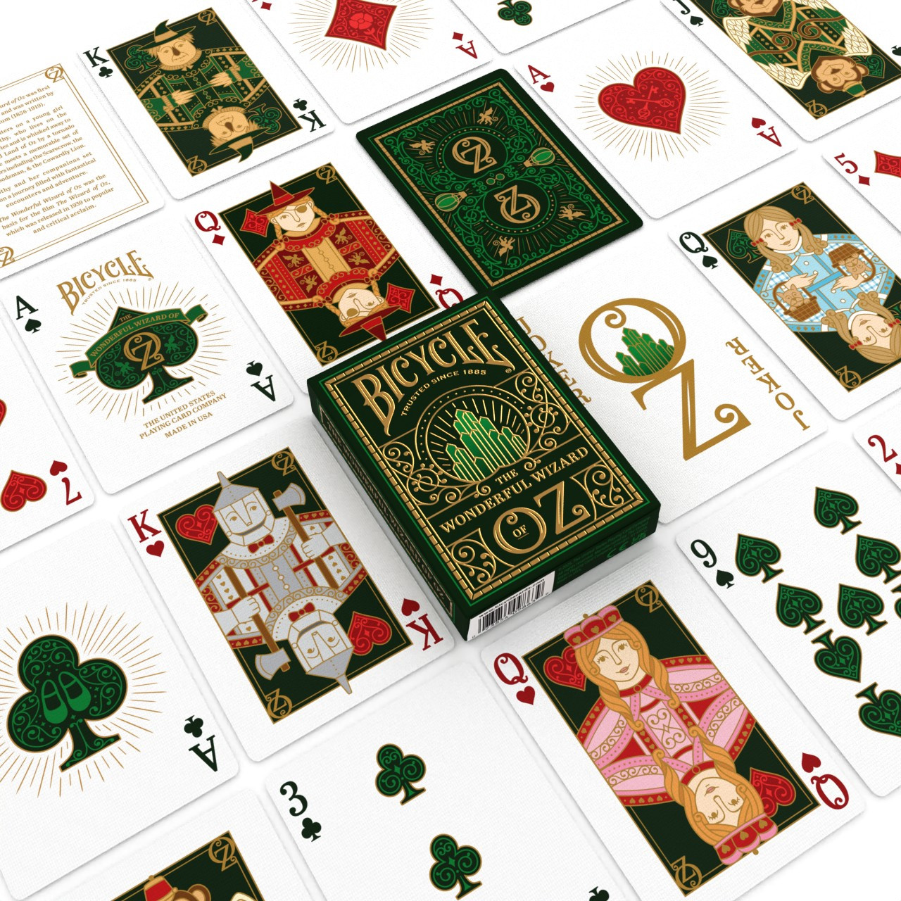 Bicycle Wizard of Oz Playing Cards with Gold Foil Case photo 4