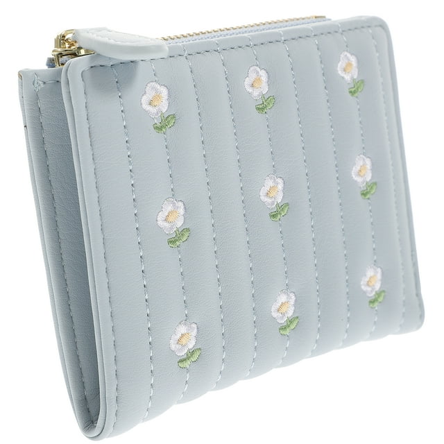 Small Change Purse Portable Card Case Zipper Wallet Keychain Coin Purse