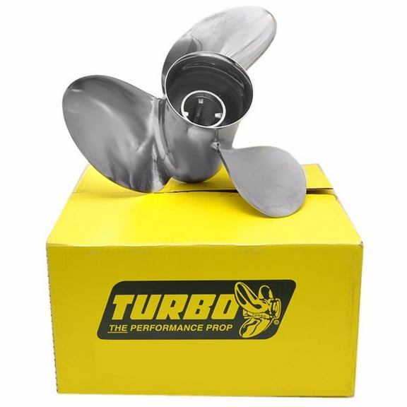 Turbo Boat Propeller TT142519L | OMC LH 14 1/4 x 19P Stainless