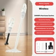 thumbnail image 6 of AuroraX Pet Hair Handheld Vacuum Cleaner,Stick Lightweight Cordless for Home Upright Vacuum Cleaner with 2 Extensible Hose,Rechargeable Powerful Suction(White), 6 of 9