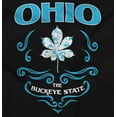thumbnail image 2 of Cute Ohio Girl Pride Pretty Floral Women's Graphic T Shirt Tees Brisco Brands S, 2 of 5