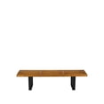 thumbnail image 2 of Percy Bench in Natural, Natural Bench, Manufactured Wood Bench, Natural Line Bench, Natural Wood Bench, Patio Bench, Entryway Bench 60", 2 of 5