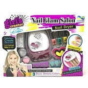 INCHOI JOYSAE Nail Glam Salon Nail Polish Set for Kids - Emoji Pedicure and Manicure Kit - Girls 5 to 10 Years Old