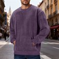 thumbnail image 4 of Men's Long-Sleeved Sweatshirt with Pockets Ribbed, 4 of 9