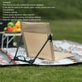 thumbnail image 3 of Silla Ultraligera Ultraligera para acampar con respaldo, Silla relajante para exteriores de 15,4x15,4x15,7 Pulgadas con Bolsa de transporte para acampar en la playa, viajes, 3 of 7