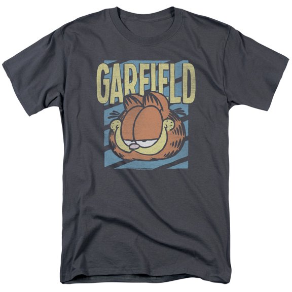 Garfield Rad Garfield S/S Adult 18/1 T-Shirt Charcoal