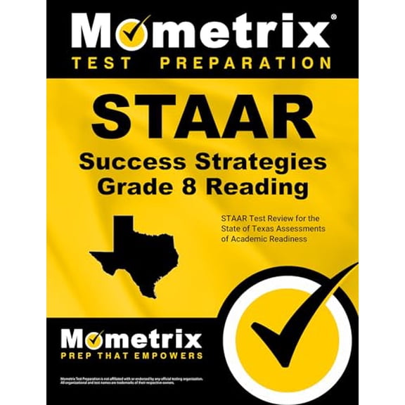 Pre-Owned STAAR Success Strategies Grade 8 Reading Study Guide: STAAR Test Review for the State of Texas Assessments of Academic Readiness (Paperback) 1627336850 9781627336857