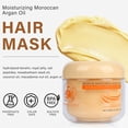 thumbnail image 6 of AOMIMEGEL Collagen Hair Mask & Argan Hair Oil Repair Set for Dry Damaged Hair, 10.15 fl oz + 2 fl oz, 6 of 7