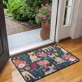 thumbnail image 2 of French Bulldog Dog and Pioneer Flower Door Rugs,Washable Non Slip Door Mats Indoor,Decorative Door Mats,Entry Mat Indoor for Entrance,Bedroom,Kitchen,Bathroom,30"x17", 2 of 6