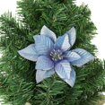 thumbnail image 1 of 5 uds gran brillo Poinsettia flor Artificial de cabezas de flores para boda fiesta decoración de Navidad para el hogar Merry Christmas árbol adornos, 1 of 4