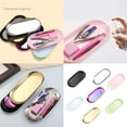thumbnail image 2 of Oval Cosmetic Trays Stainless Steel Decorative Plates for Rings Display Bathroom Organization Nails Art Accessories, 2 of 9