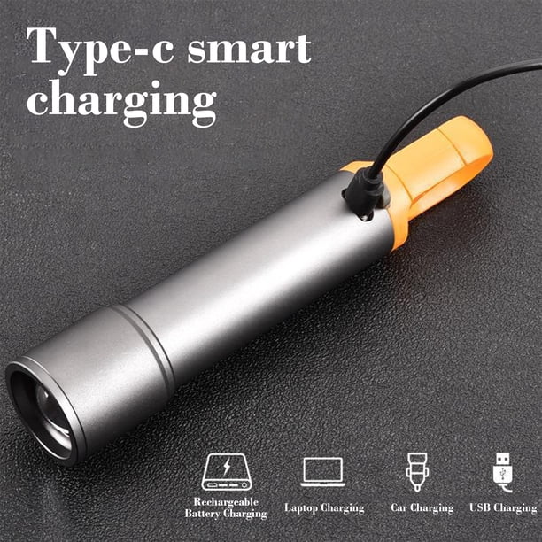 Lampe Torche Rechargeable Porcyco 1500 Lumens - Etanche Et Compacte Avec Lanterne
