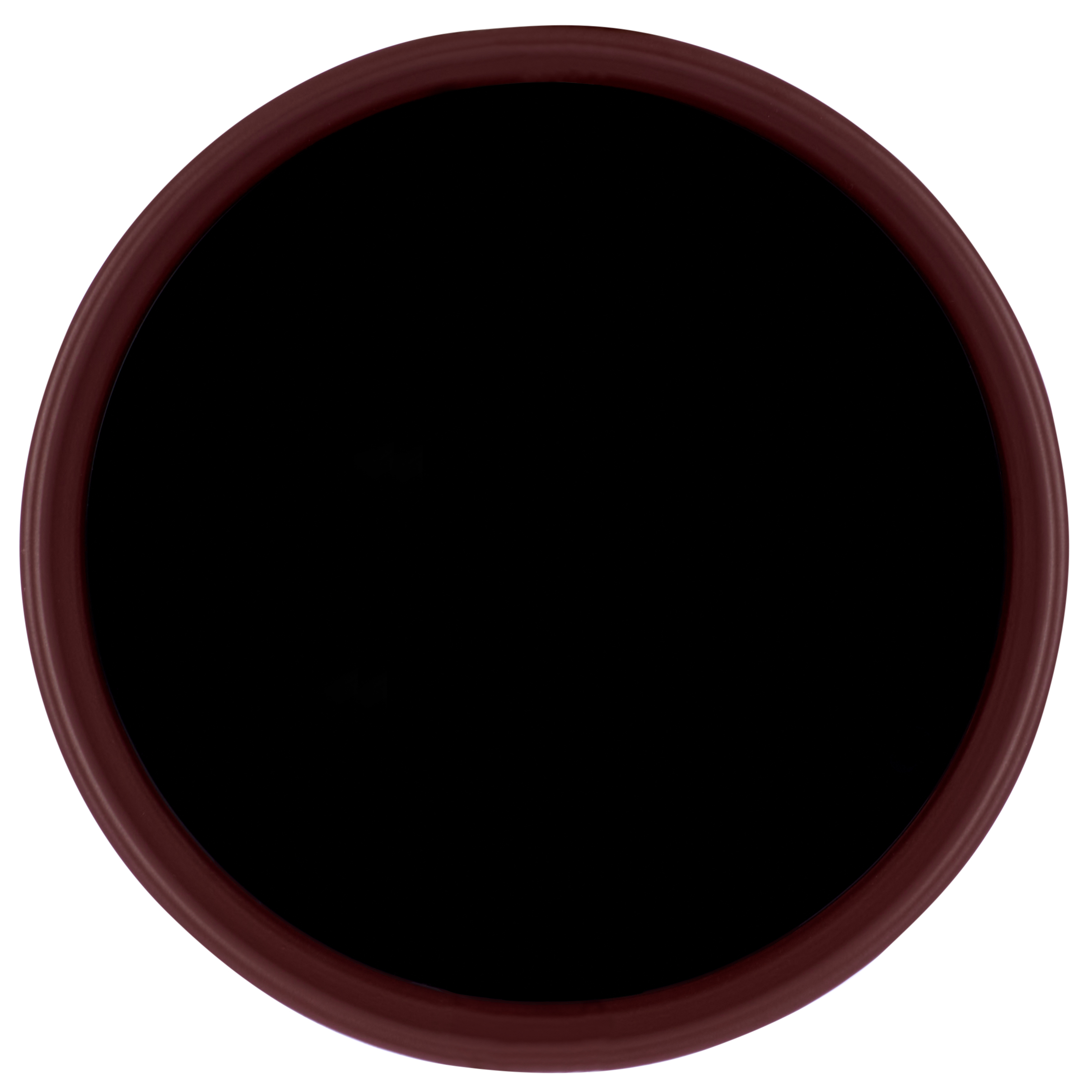 Safavieh Hikuma Modern Iron Round End Table, Black / Bordeaux