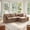 Khaki, variant on Guyou 87" Modular Sectional Cloud Couch, Chenille Upholstered Deep Seat Sofa Set with Removable Ottoman, Comfy Three-seater Sofa for Living Room, Brown