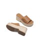 thumbnail image 3 of Sandalia DREAM PAIRS Espadrille Plataforma con Cuña 7.5 Marrón, 3 of 7