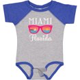 thumbnail image 3 of Inktastic Miami Florida Vacation Beach Trip Girls Baby Bodysuit, 3 of 5