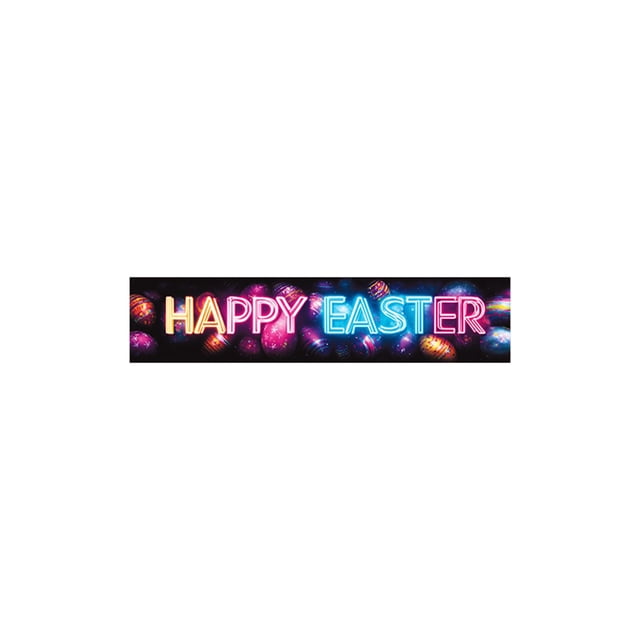 zhangmingg Easter Decorative Banner Heartfelt Celebration Party Sign for Home Festive Spring Holiday