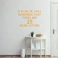 thumbnail image 1 of VWAQ If A Plan Fails Vinyl Wall Art Motivational Decal Quote Inspirational Home Decor, 1 of 1