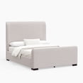 thumbnail image 2 of Alpine Furniture Adele Upholstered Full Platform Bed in Beige, 2 of 9