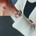 thumbnail image 2 of Women Quartz Analog Watch for Seniors Wrist Small Dial Rubber Watch Band Delicate Watch Wide Leather Watch Bands Business Stretch Band Watch Watches WH Watch Face Small Wrist Watches for W, 2 of 2