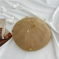thumbnail image 6 of CoCopeanut Topi Musim Panas Baret Wanita Baret Antik Jaring Benang Baret Mode Wanita Topi Baret Bersirkulasi Topi Warna Solid Topi Anak Perempuan Musim Gugur, 6 of 6