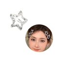 thumbnail image 2 of Yokua 10PCS Alloy Hairpins Glittering Star Snap Clip NonSlip Hair Style Accessories, 2 of 20