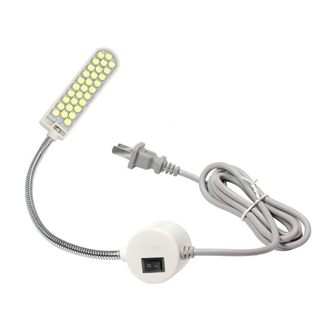 Lámpara de luz yeacher AC110-245V 2W 30LED Tubo flexible Cuello de ganso