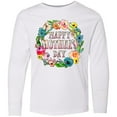 thumbnail image 3 of Inktastic Happy Mother's Day- flowers Long Sleeve Youth T-Shirt, 3 of 5