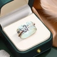 thumbnail image 7 of Guodhu Retro Fashion Butterfly Spinner Fidget Ring Vintage Exquisite Butterfly Rings for Women Finger Rings, Stress Relief Meditation Cute Stacking Finger Wide Band Jewelry Gifts Party Daily, 7 of 7