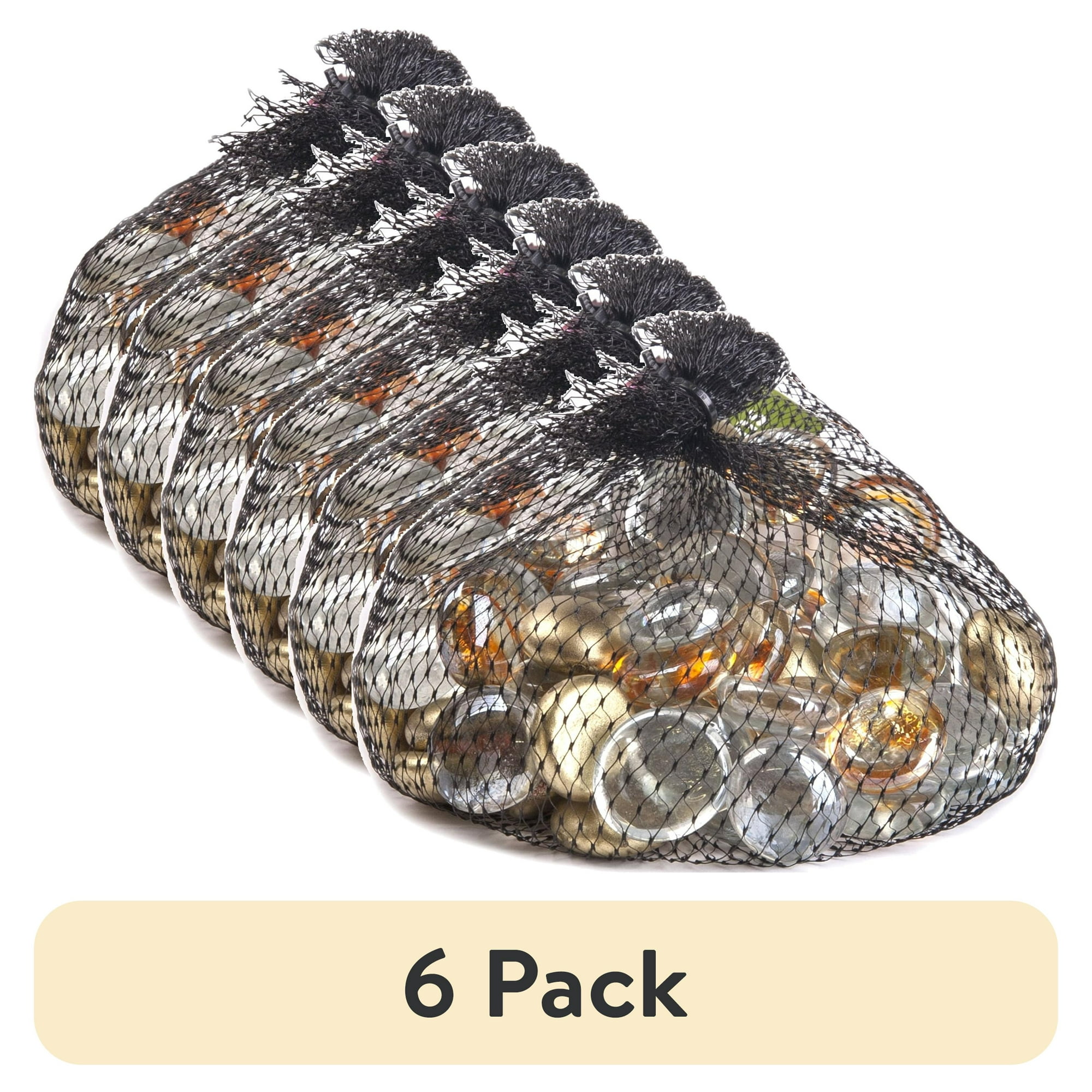 (6 pack) Panacea Products Gold Glass Gems, 12 oz.