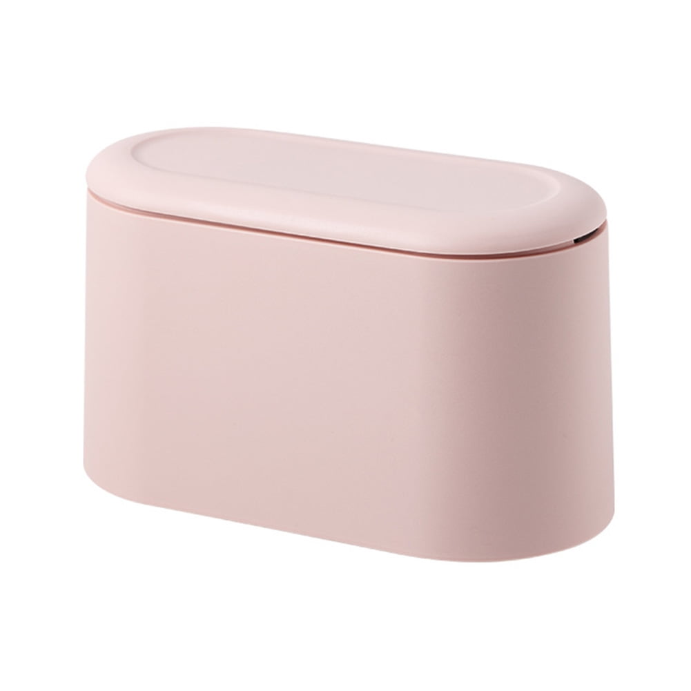 Mini Trash Can with Lid PressType with Removable Inner Garbage Trash