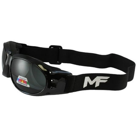 Smoke Goggles - MF Vulcan Goggles (Black Frame/Polarized Smoke Lens)
