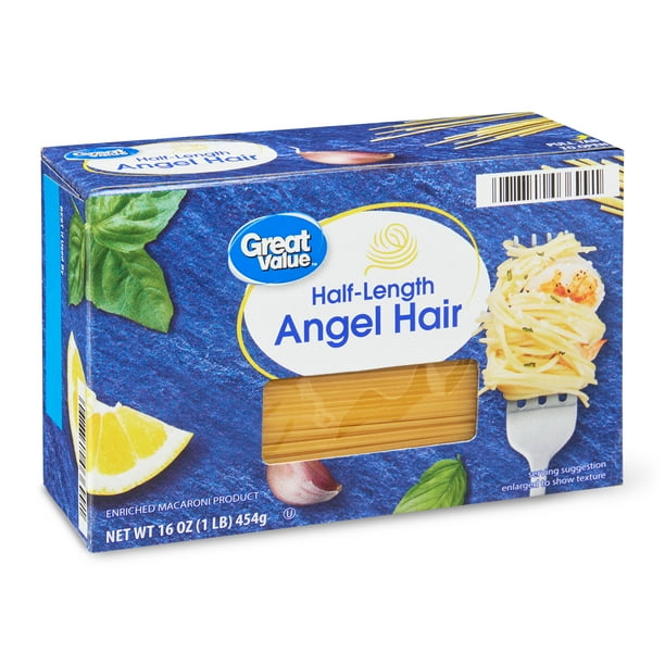 Great Value Pot Perfect Angel Hair Pasta 16 Oz Walmart Com