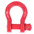thumbnail image 1 of Winch D Ring Shackle, Steel Multifunction Tow Clevis 5T/11000lbs Load Capacity  For ATV For UTV Red,Black, 1 of 8