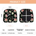 thumbnail image 3 of Pioneer Flower Seat Covers for Dining Room Chairs Set Of 6,Stretch Printed Washable Chair Seat Cover with Elastic Ties and Button,Removable Waterproof Couch Cushion Covers, 3 of 6
