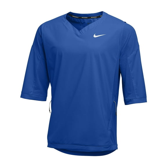 Nike Team Mens Lightweight Hot Baseball 3/4 Sleeve Jacket (Medium, Royal)