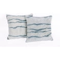 thumbnail image 2 of Home Soft Things Plush Striped Faux Fur Pillow Covers, Set of 2, 20"x20", Finch Stripe-Lilac, 2 of 5