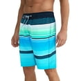 thumbnail image 5 of APTRO Mens Swim Trunks 9" Mesh Liner Quick Dry Striped Swim Shorts Bathing Suit Swimsuit Summer Beach Shorts Blue MK290 3XL, 5 of 7