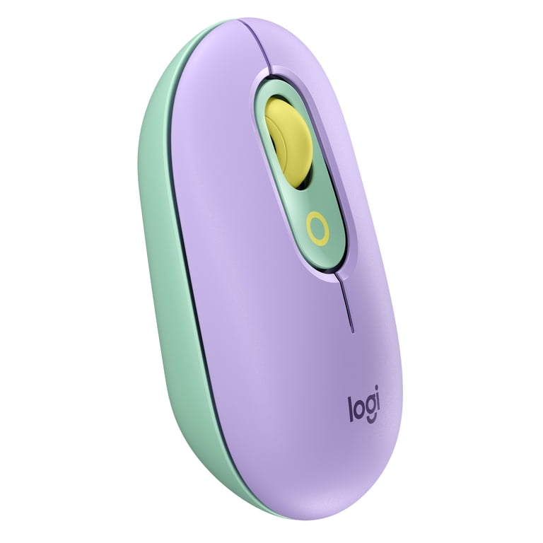 Logicool POP KEYS & POP MOUSE パープル ケース付 Logitech POP Compact Mouse, Wireless, Purple, Bluetooth - Walmart.com