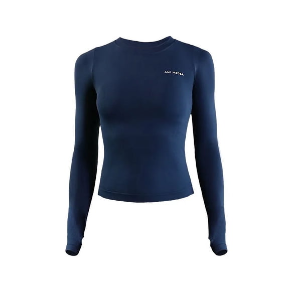 Haut à Manches Longues pour Femme, Chandails de Yoga, T-Shirt de Course, Entraînement, Mise en Forme, Gym, Haut de Sport