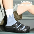 thumbnail image 2 of Zapatillas de hombre de talla grande, nuevo estilo de verano, tendencia al aire libre, agujero, río, zapatos de playa, chanclas de interior, 2 of 7