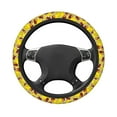 thumbnail image 3 of Disketp Duck with Star Sunglasses Elastic Microfiber Steering Wheel Cover for Truck,SUV,Cars,Universal 15 inch,Anti-Slip, 3 of 8