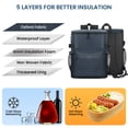 thumbnail image 3 of Cooler Backpack 33/40 Cans Coolers Insulated Leak Proof for Men & Women, Waterproof Soft Sided Lunch Camping Beach Travel Ice Chest Bag Hiking Picnic Backpack, 3 of 5