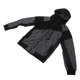 thumbnail image 2 of Cárdigan con cremallera y capucha para hombre, con personalidad, de color a juego, de doble capa, con cremallera, ajustado, color negro, talla M, 2 of 14