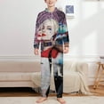thumbnail image 2 of Harley Quinn Hooded Union Suit Pajama Onesie Blanket Sleeper, 2 of 7