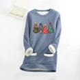 thumbnail image 4 of Luvior Christmas Sweatshirt for Women Crewneck Sequin Tree Sweater Sweatshirts Colorful Graphic Shirt Xmas Holiday Party, 4 of 4