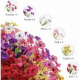 thumbnail image 3 of AGIRL 24 Bundles Artificial Fall Flowers Outdoor Indoor Decoration,Fake Plastic Flowers,Faux Autumn Plants for Thanksgiving Fall Decor,for Hanging Outside Garden Front Door Porch Patio Window Box, 3 of 10