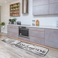 thumbnail image 5 of Kitchen Mats Floor Home Sweet Home - Kitchen Mat Set of 2, Brown Kitchen Rug, Farmhouse Kitchen Rugs for Kitchen Sink Area, Kitchen Sink Rugs and Mats, Kitchen Rugs with Words, 17x30 and 17x47 Inch, 5 of 7