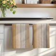 thumbnail image 7 of Brown Ombre Kitchen Towels Set of 4, Vintage Country Wooden Absorbent Dish Towels for Kitchen, Microfiber Hand Towel, Quick Drying Tea Towel for Cleaning Decorative Dishcloths, 7 of 7